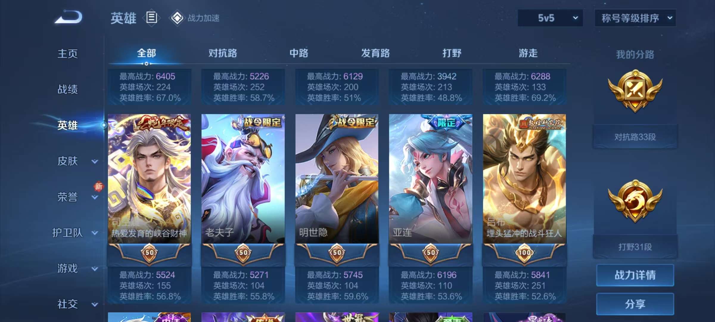 WZQM368727王者荣耀账号详情图5