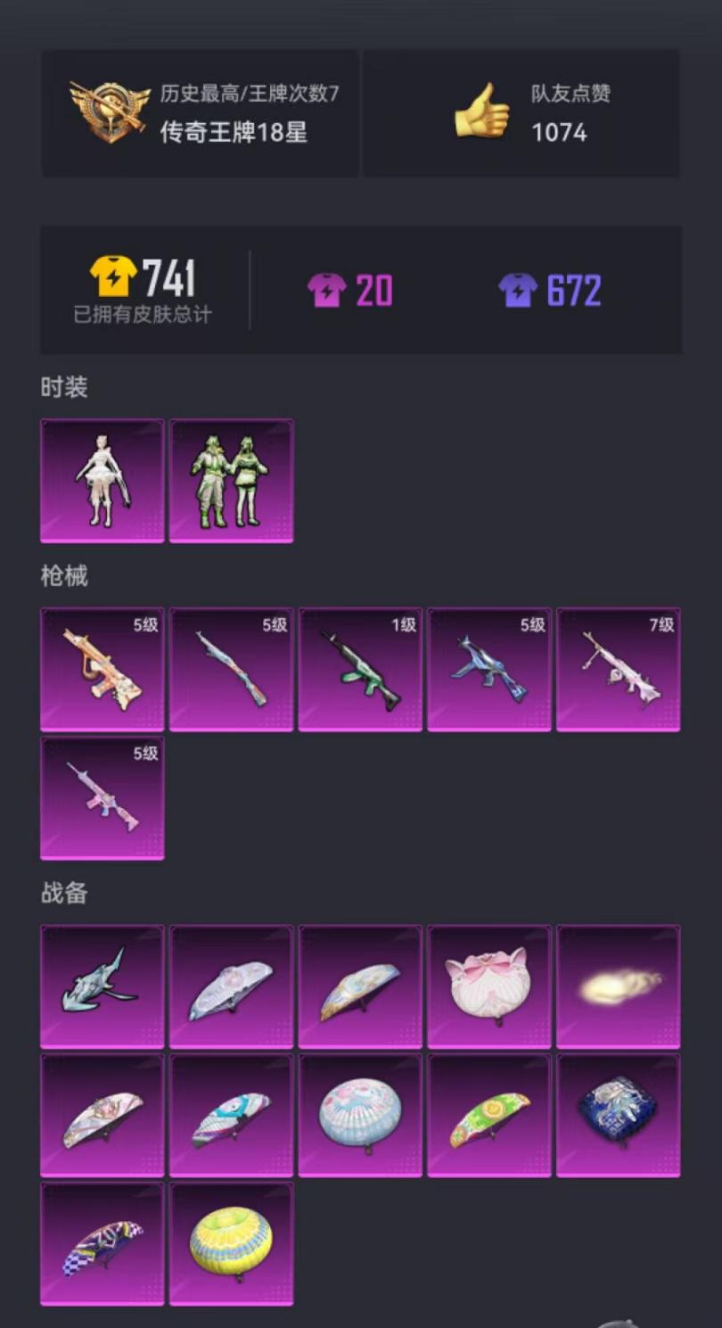 HPQM3197768和平精英账号详情图15 HPQM3197768和平精英账号详情图15