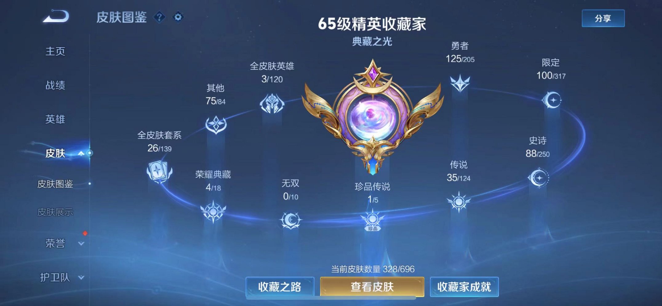 WZQM388306王者荣耀账号详情图3