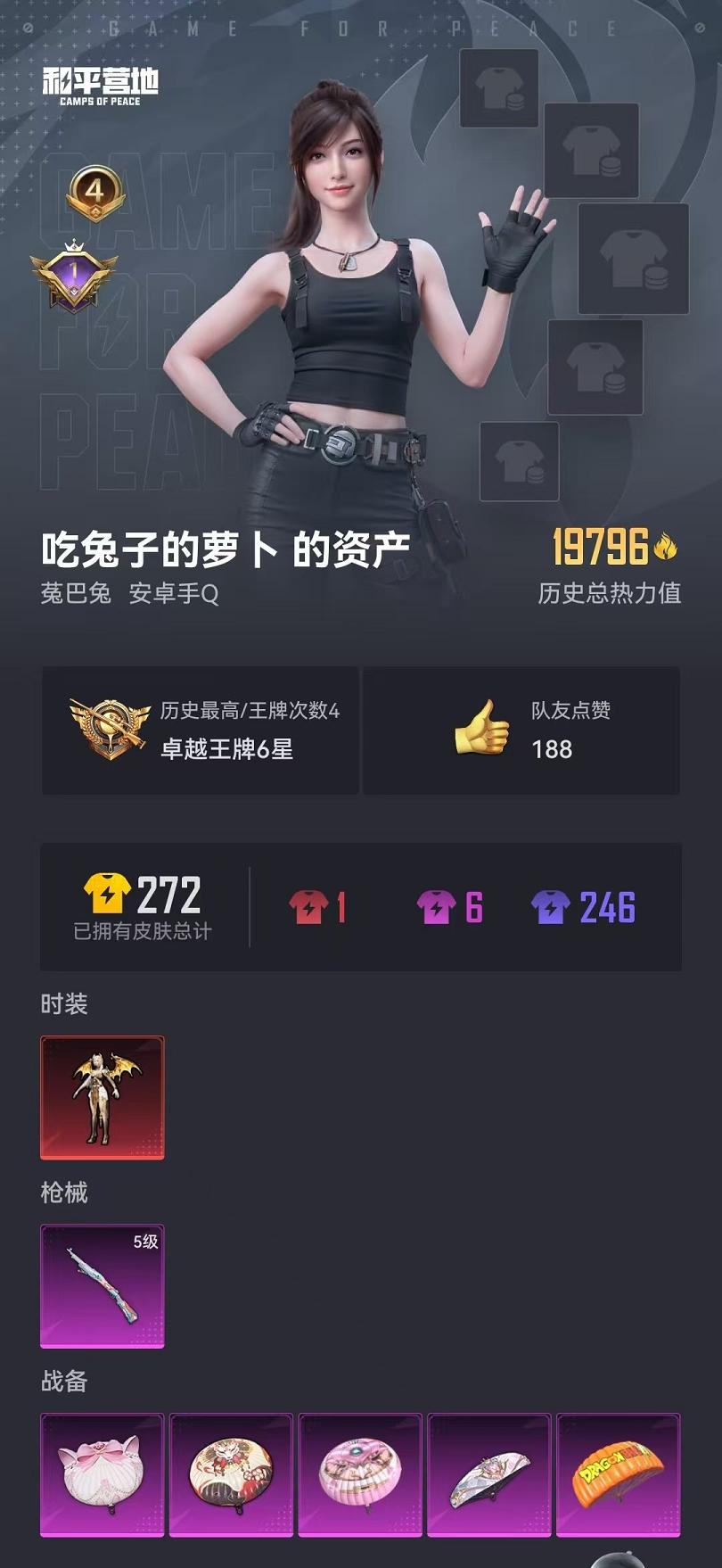 HPQM3196919和平精英账号详情图6 HPQM3196919和平精英账号详情图6