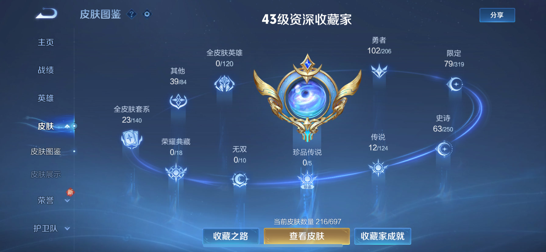 WZQM3153595王者荣耀账号详情图5 WZQM3153595王者荣耀账号详情图5