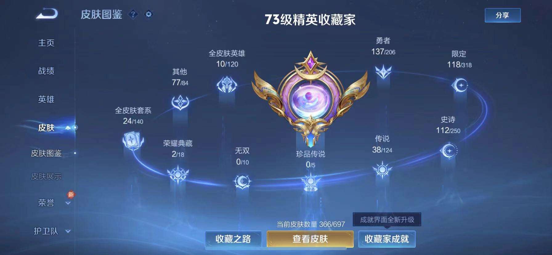 WZQM3185901王者荣耀账号详情图5 WZQM3185901王者荣耀账号详情图5