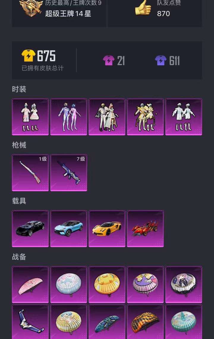 HPQM3276783和平精英账号详情图19 HPQM3276783和平精英账号详情图19