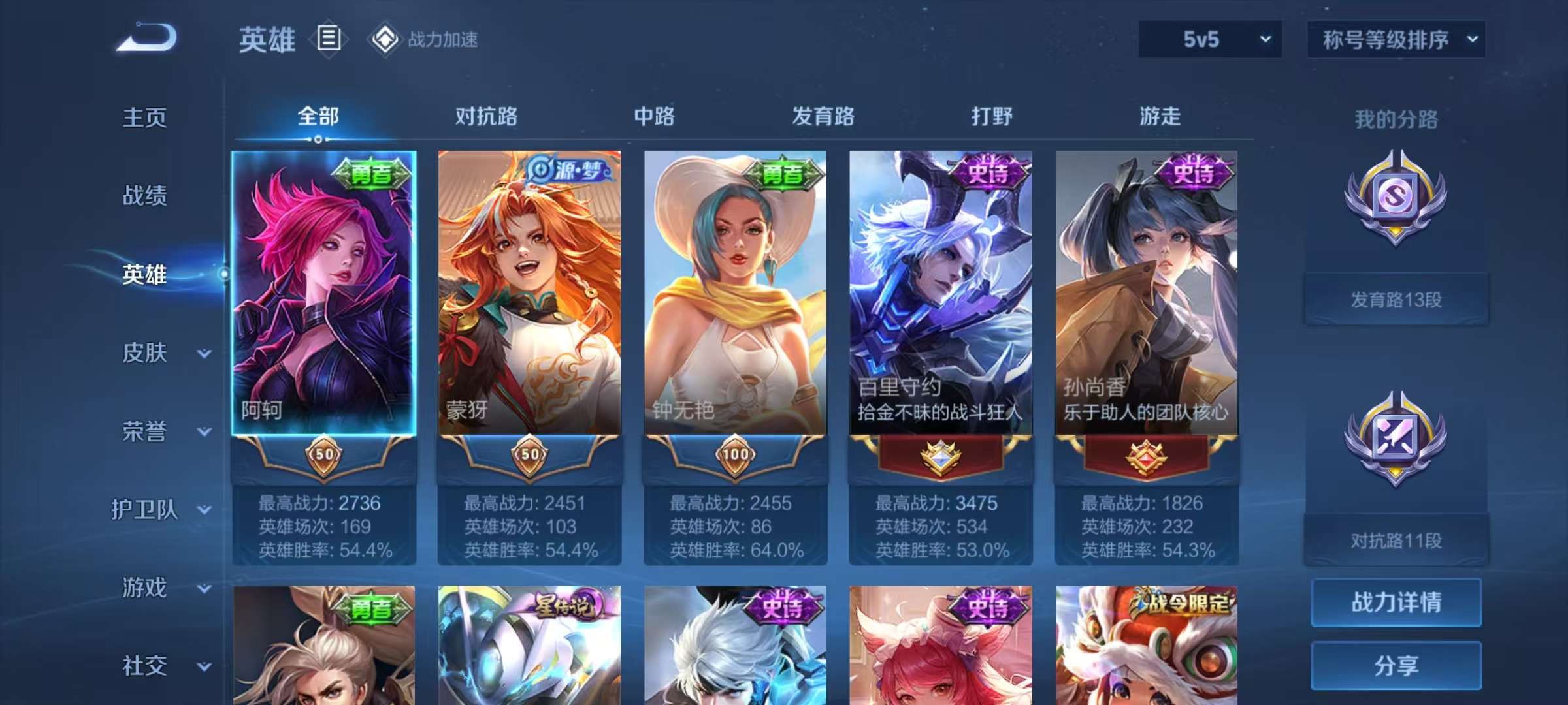 WZCMW3215268王者荣耀账号详情图5 WZCMW3215268王者荣耀账号详情图5