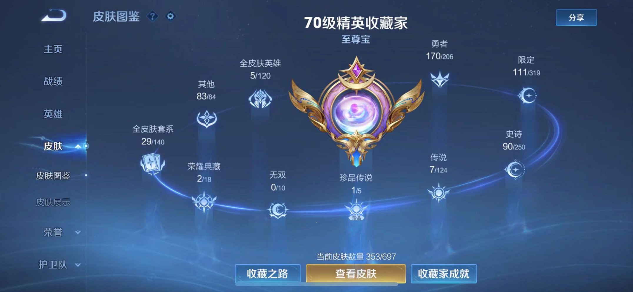 WZQM397374王者荣耀账号详情图6