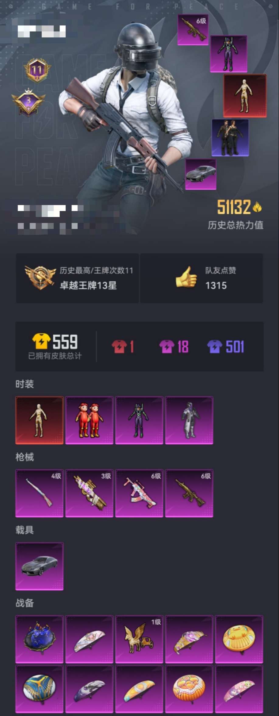 HPQM3160663和平精英账号详情图21