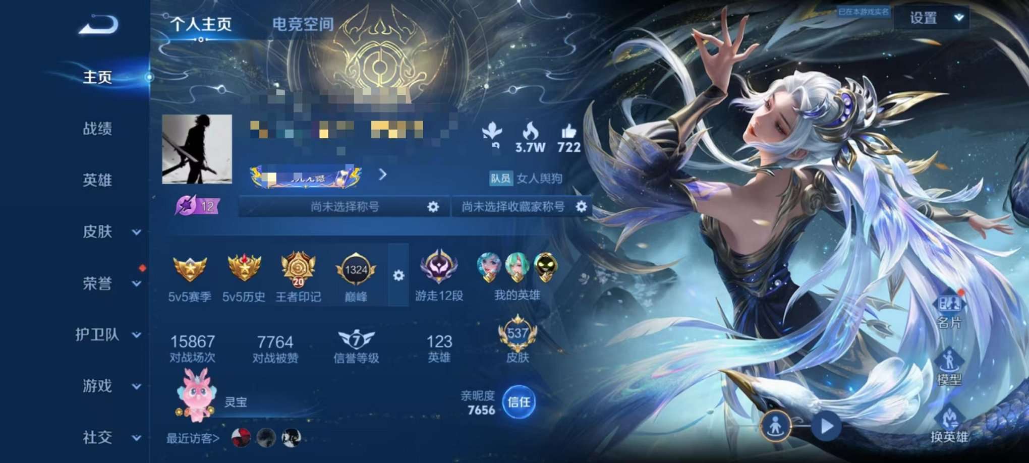 WZQM3102698王者荣耀账号详情图1