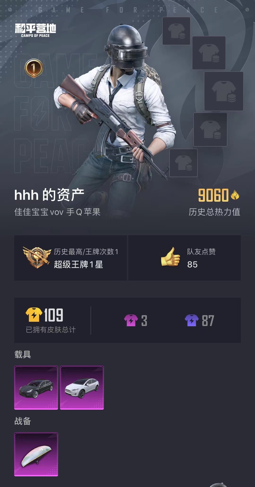 HPQM3197664和平精英账号详情图15 HPQM3197664和平精英账号详情图15