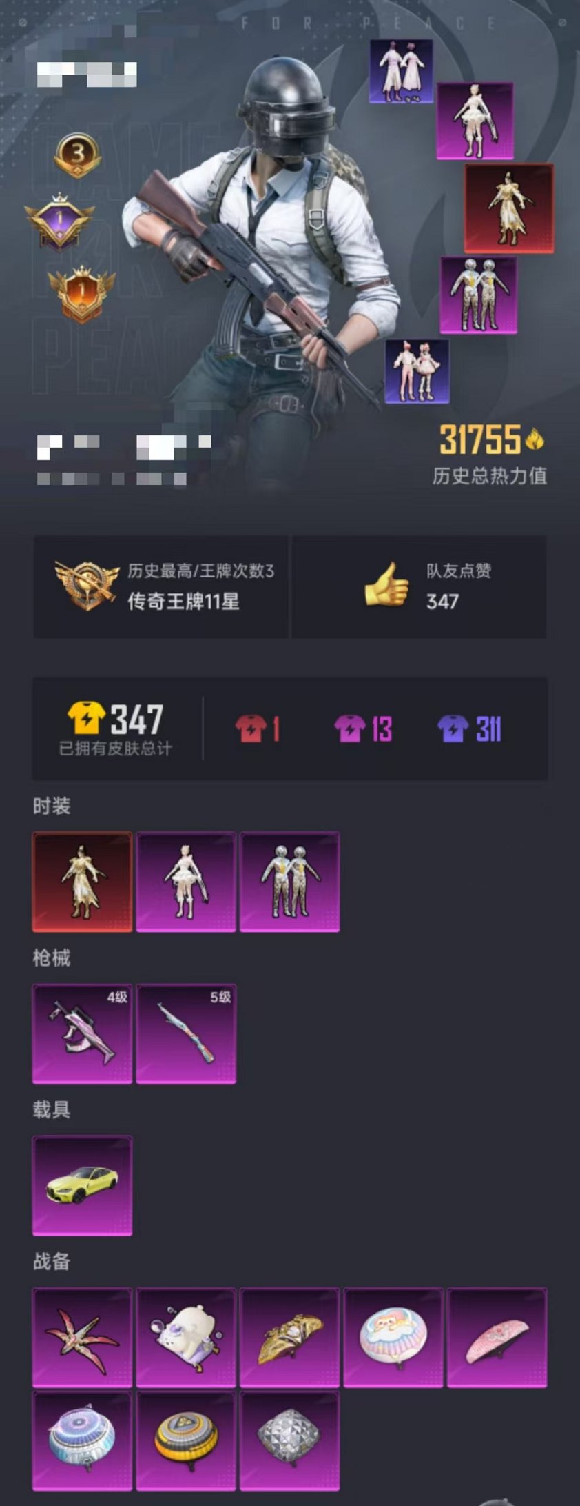 HPQM3259928和平精英账号详情图24 HPQM3259928和平精英账号详情图24