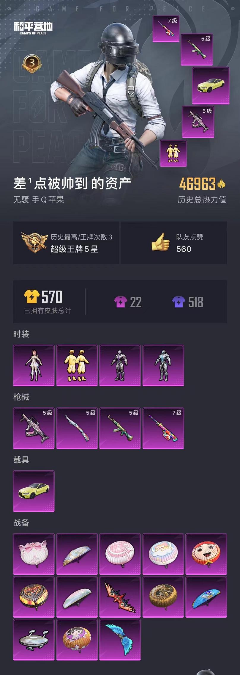 HPQM3251353和平精英账号详情图23 HPQM3251353和平精英账号详情图23