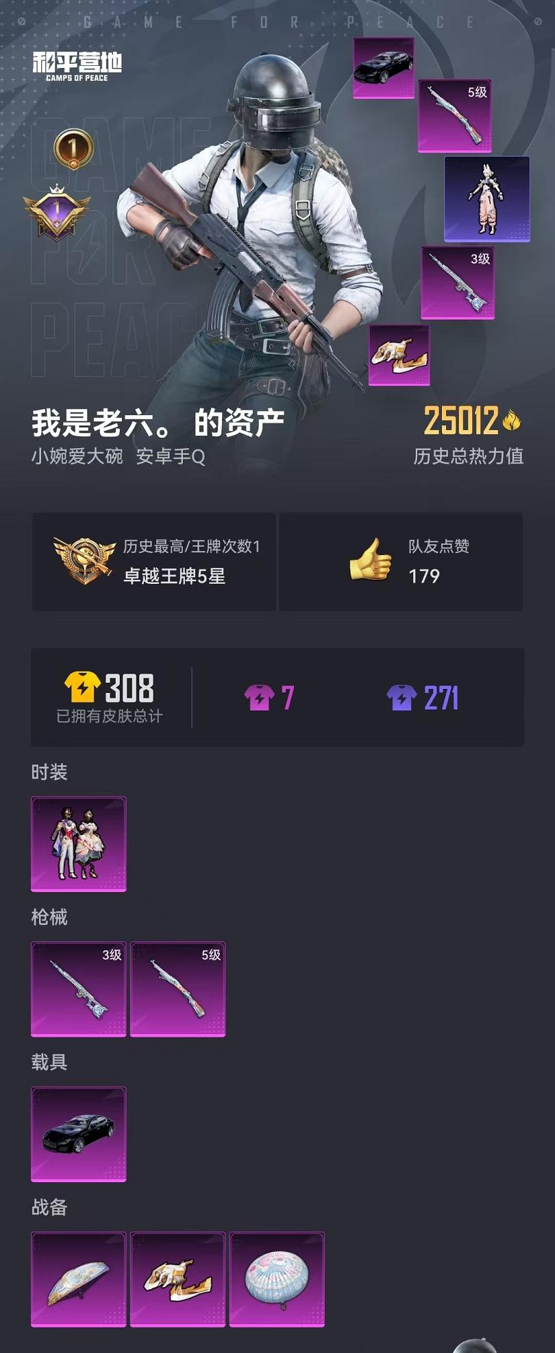 HPQM3276851和平精英账号详情图17 HPQM3276851和平精英账号详情图17