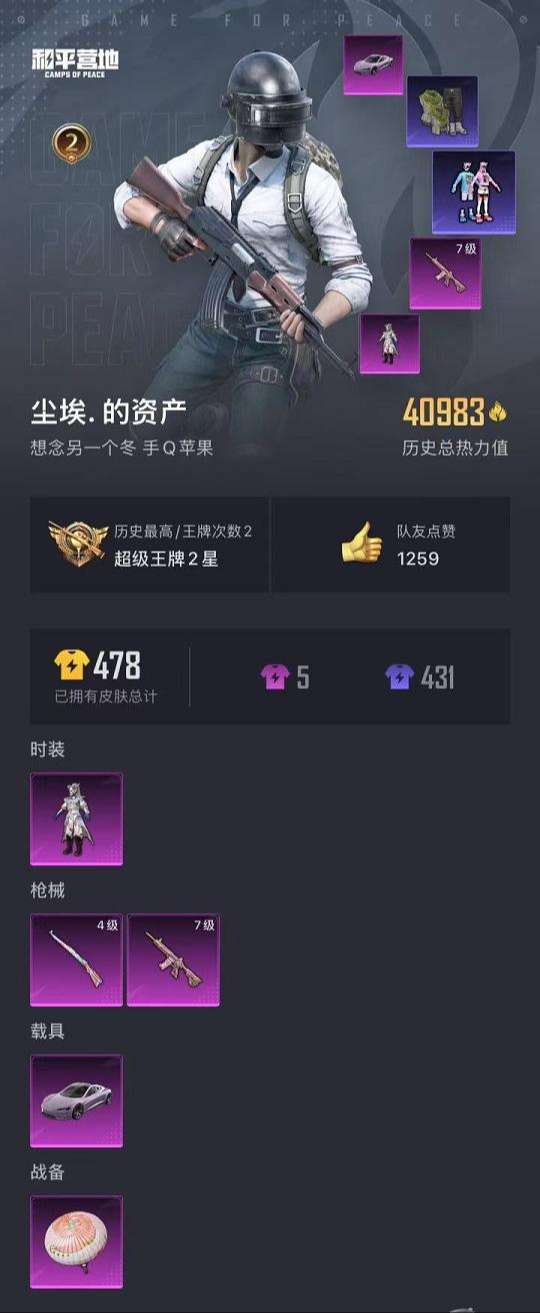 HPQM3258823和平精英账号详情图21
