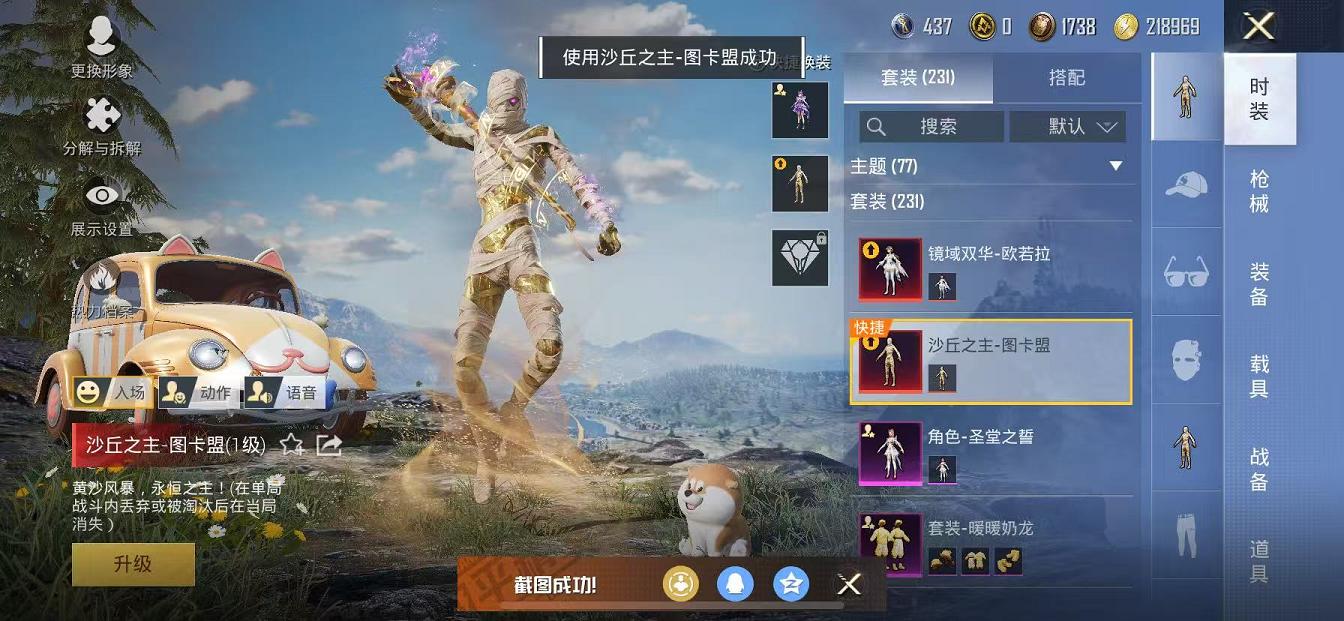 和平精英账号苹果QQ32粉装9特效枪7载具1僚机 满级心之恋语】 苹果Q区-122340热力值-14印记