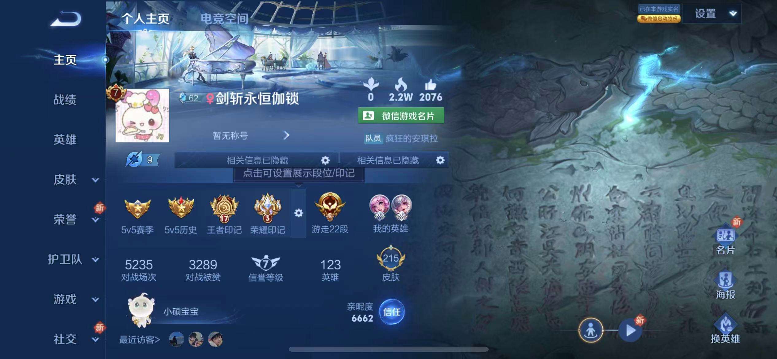 WZQM3165731王者荣耀账号详情图21 WZQM3165731王者荣耀账号详情图21