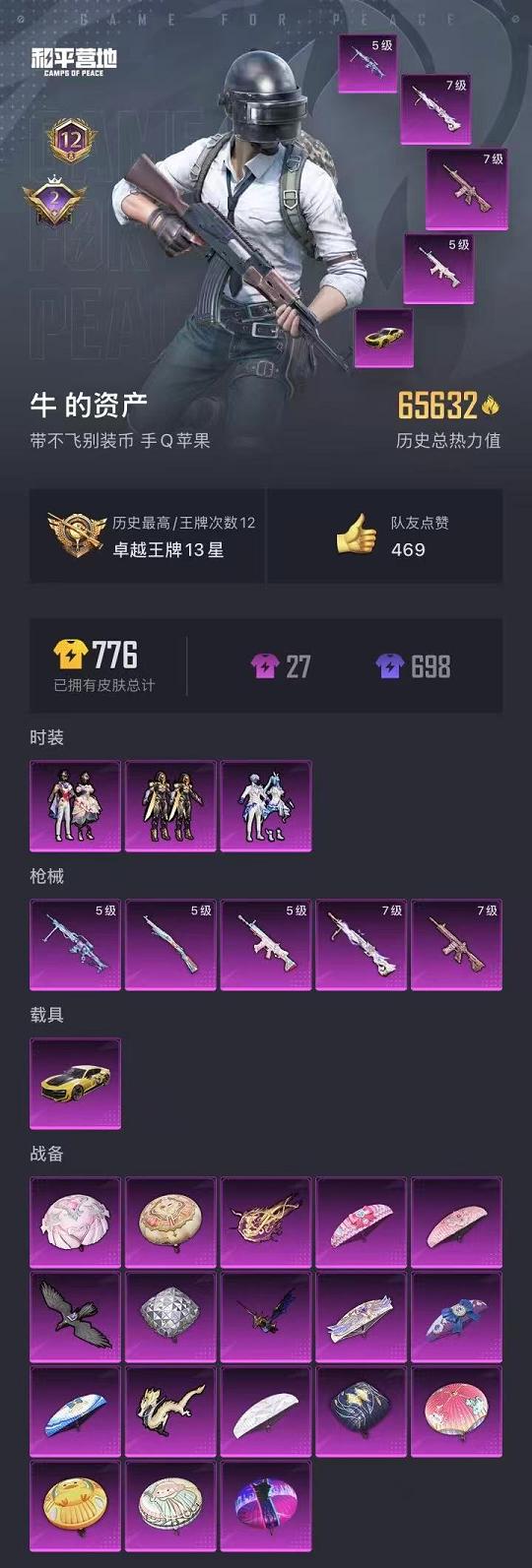 HPQM3263249和平精英账号详情图21 HPQM3263249和平精英账号详情图21