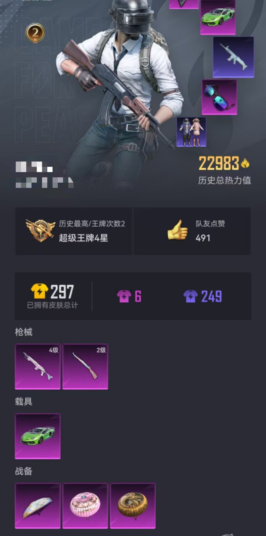 HPCMW3298021和平精英账号详情图9 HPCMW3298021和平精英账号详情图9