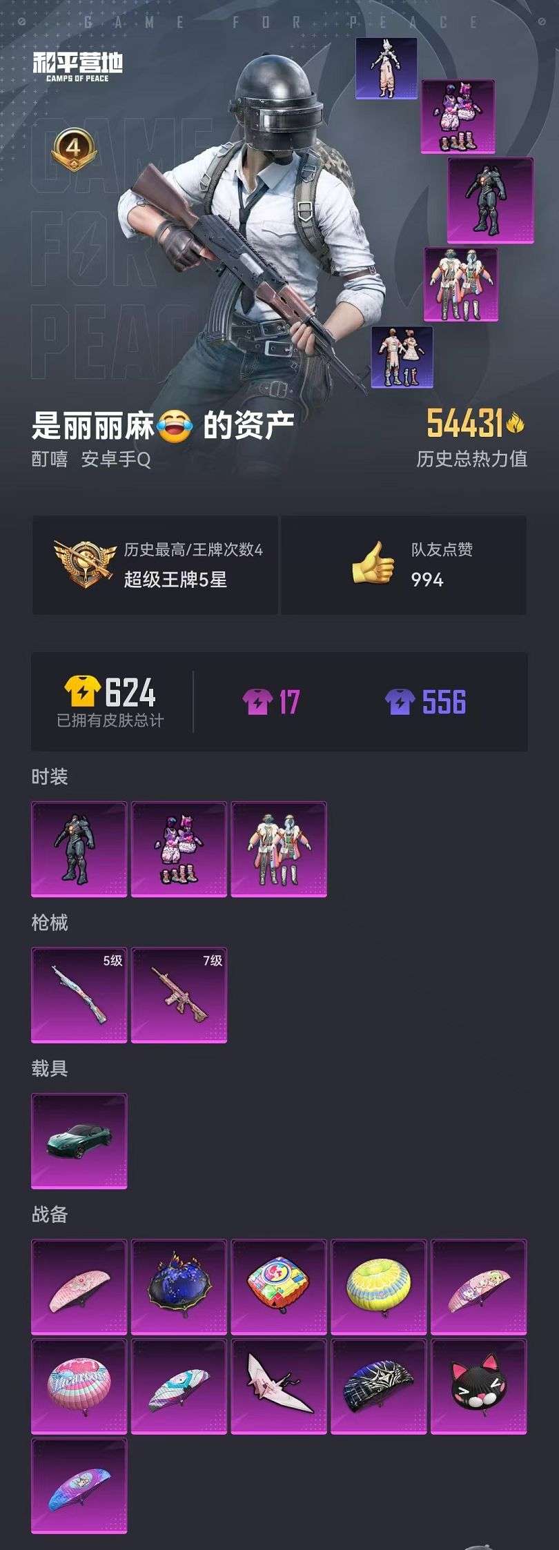 HPCMW3298023和平精英账号详情图15 HPCMW3298023和平精英账号详情图15