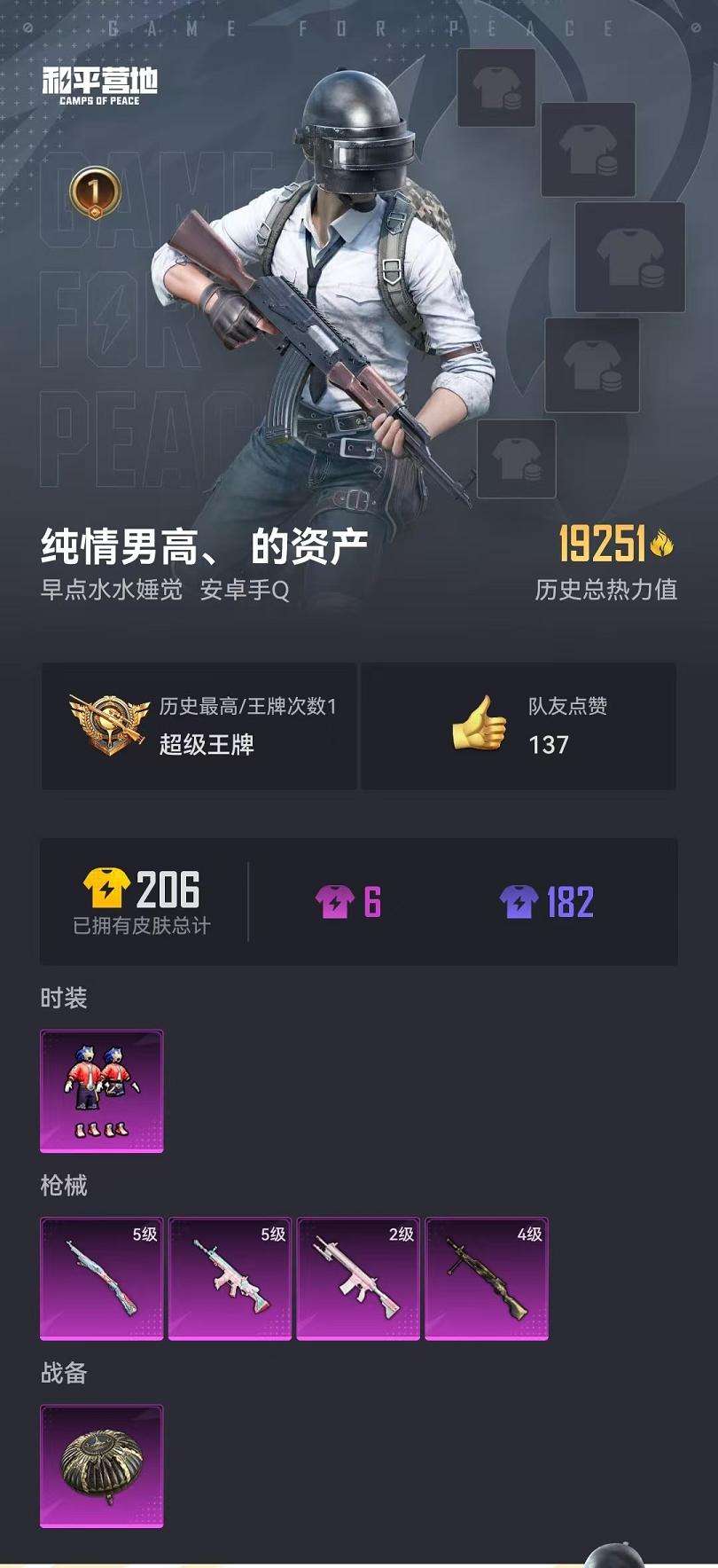 HPCMW3297108和平精英账号详情图2