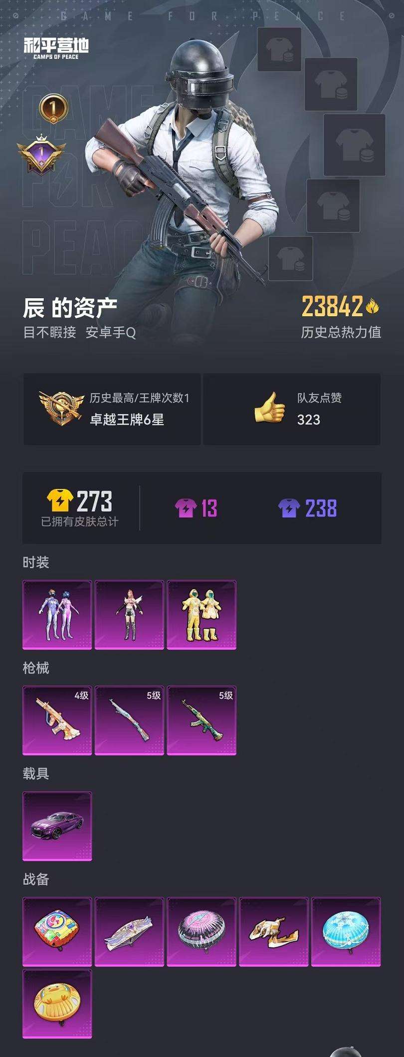 HPCMW3297643和平精英账号详情图19 HPCMW3297643和平精英账号详情图19