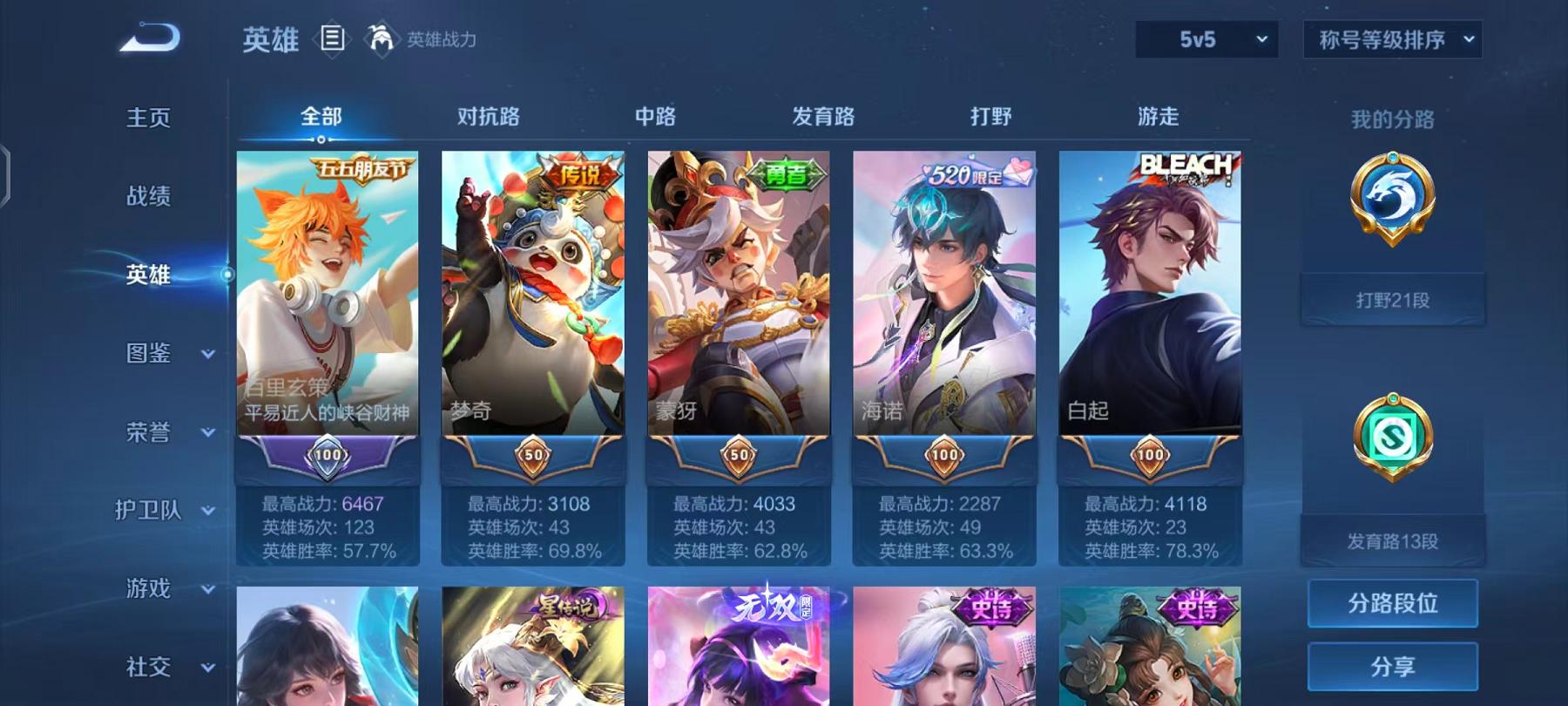 WZCMW3232724王者荣耀账号详情图3