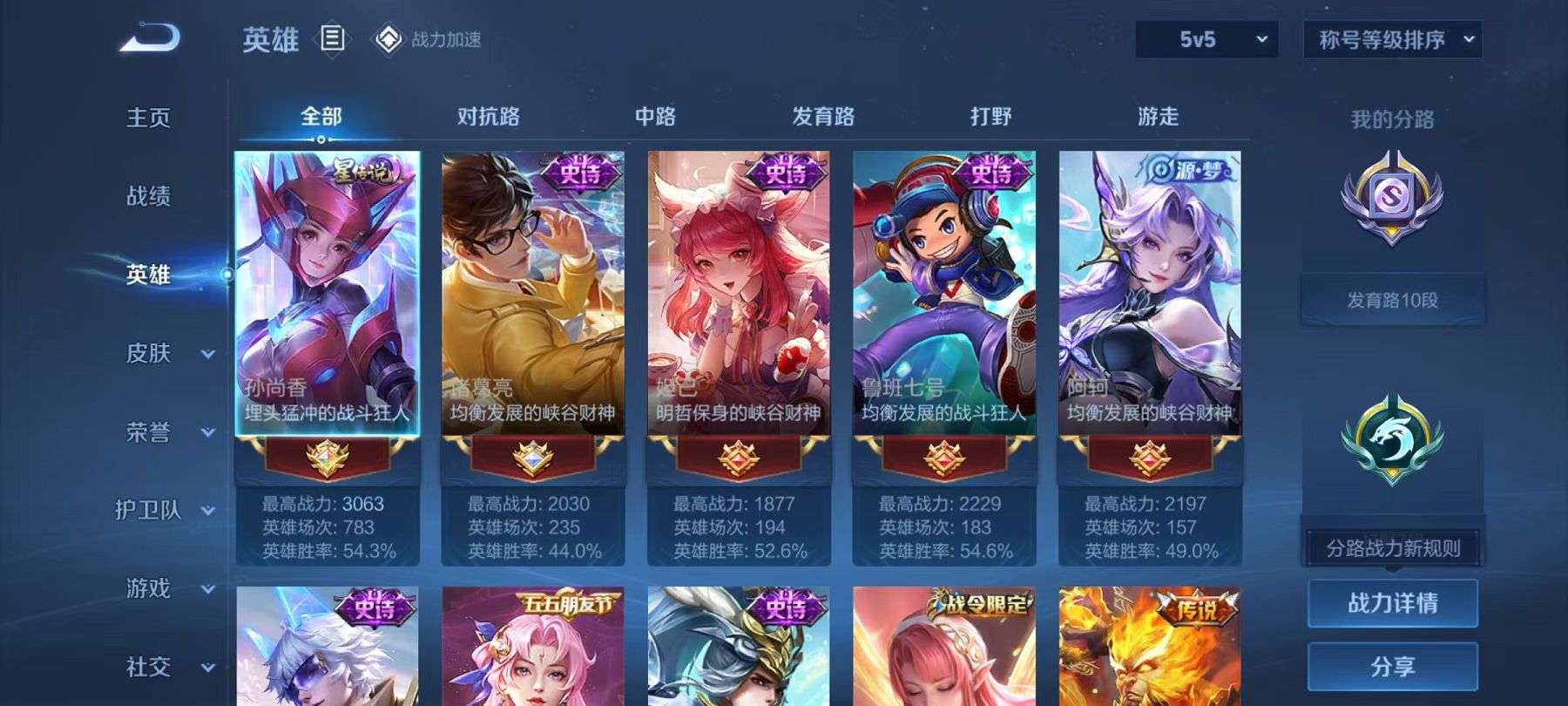 WZCMW3215320王者荣耀账号详情图2