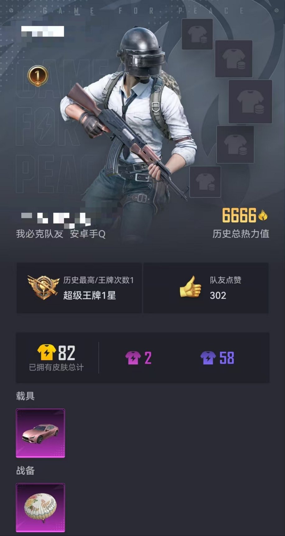 HPCMW3297633和平精英账号详情图18 HPCMW3297633和平精英账号详情图18