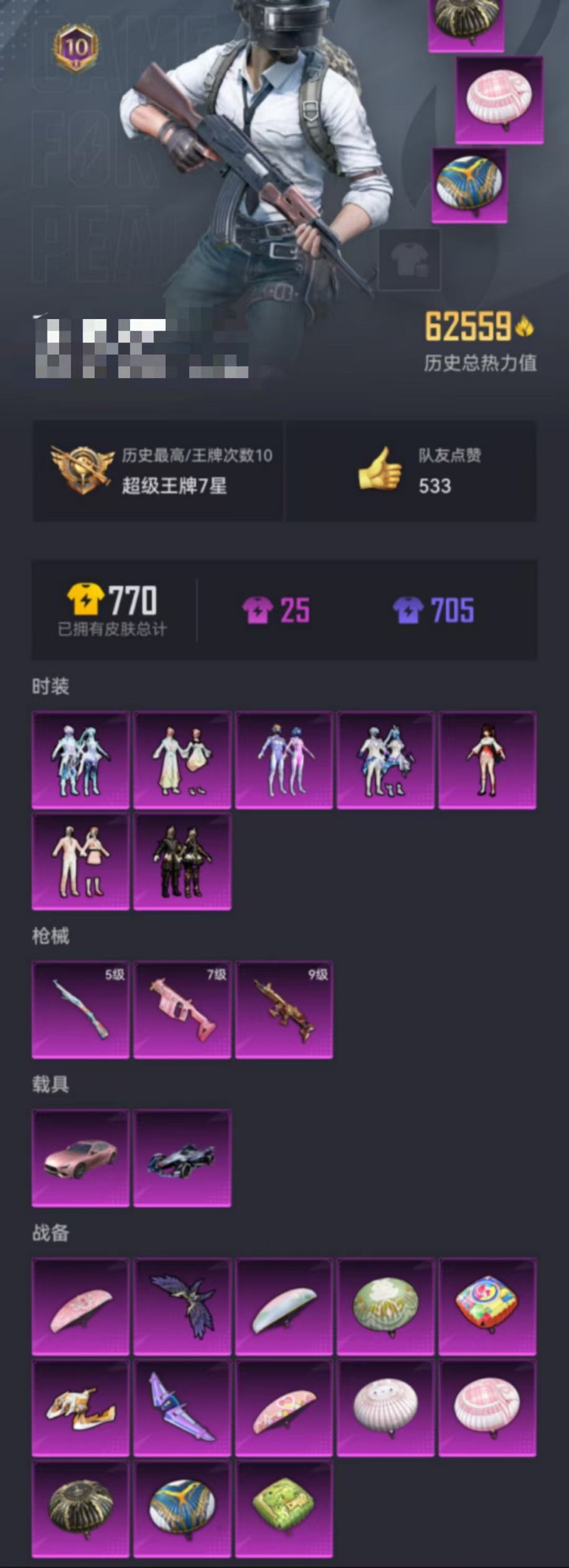 HPCMW3304268和平精英账号详情图33 HPCMW3304268和平精英账号详情图33