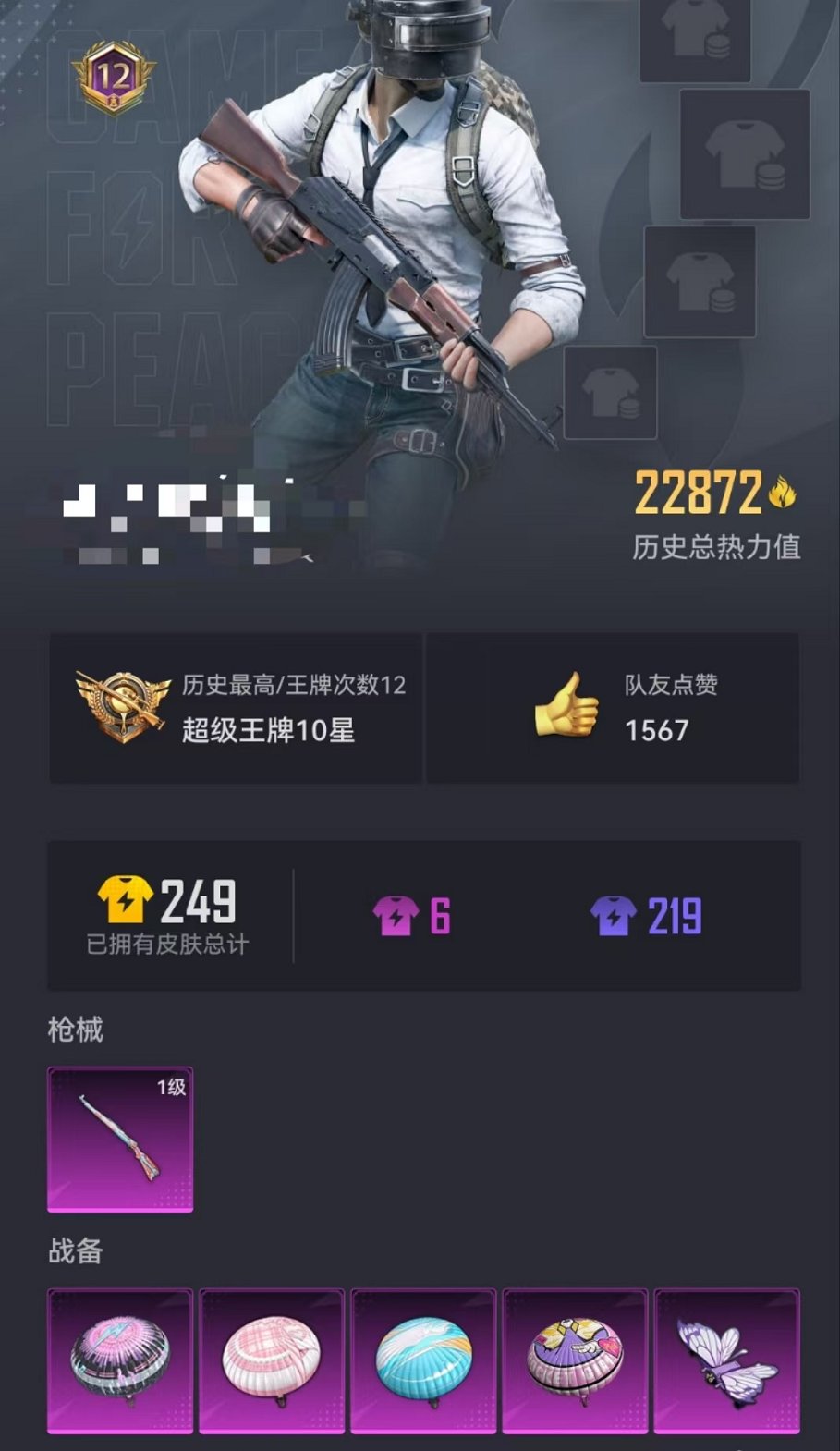 HPCMW3304294和平精英账号详情图22 HPCMW3304294和平精英账号详情图22