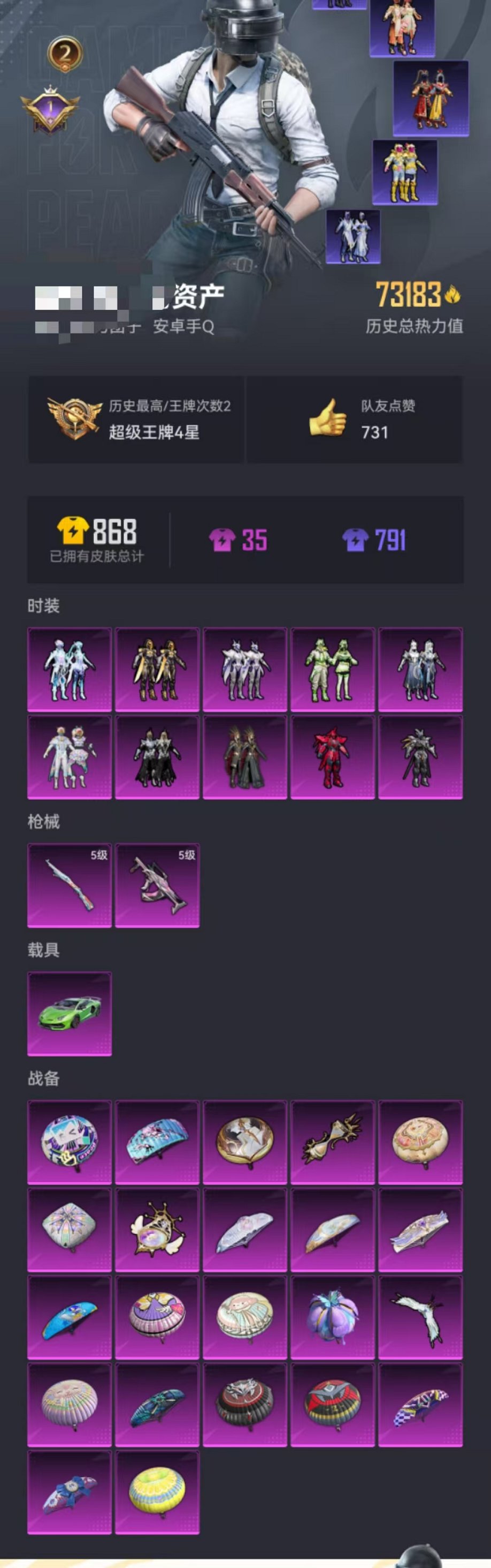 HPCMW3304295和平精英账号详情图28