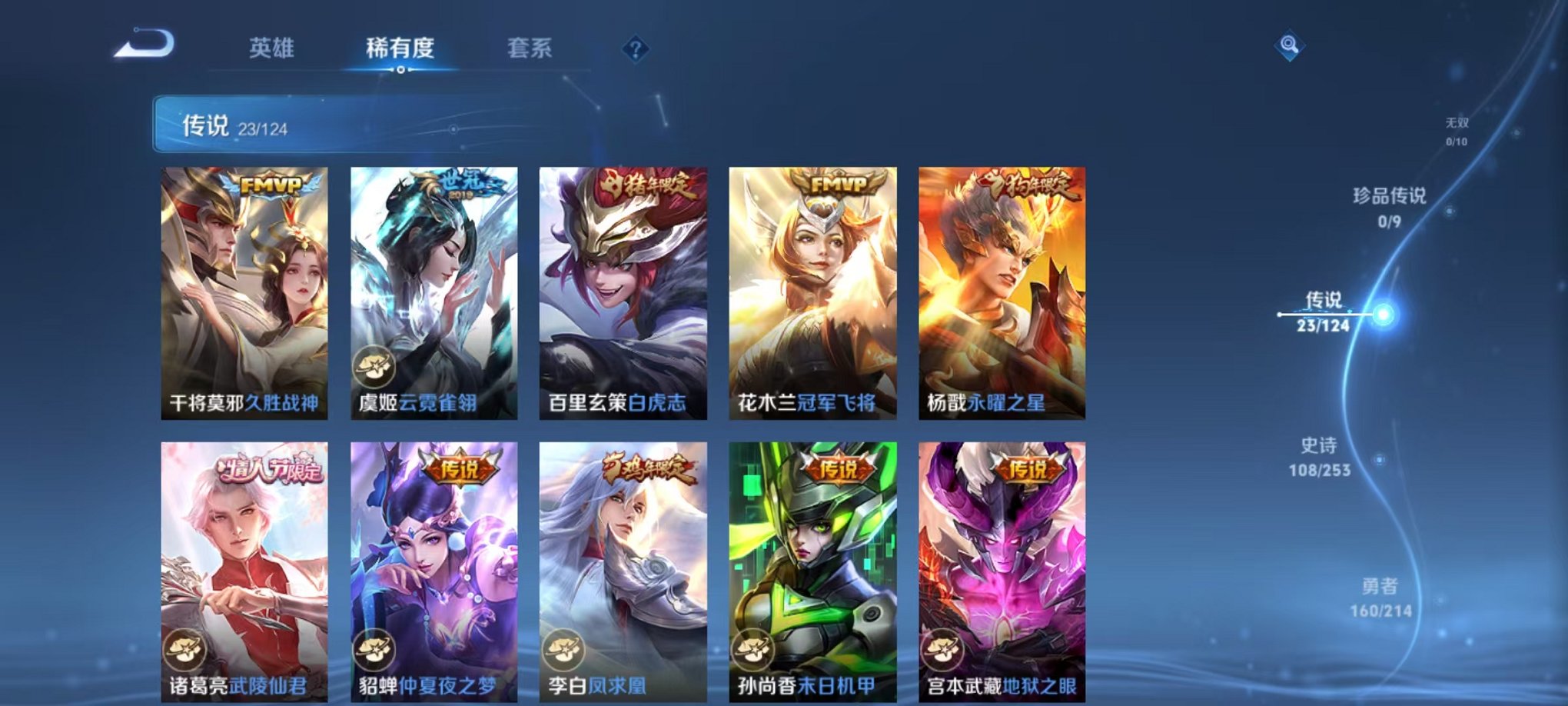 WZQM3192703王者荣耀账号详情图4 WZQM3192703王者荣耀账号详情图4