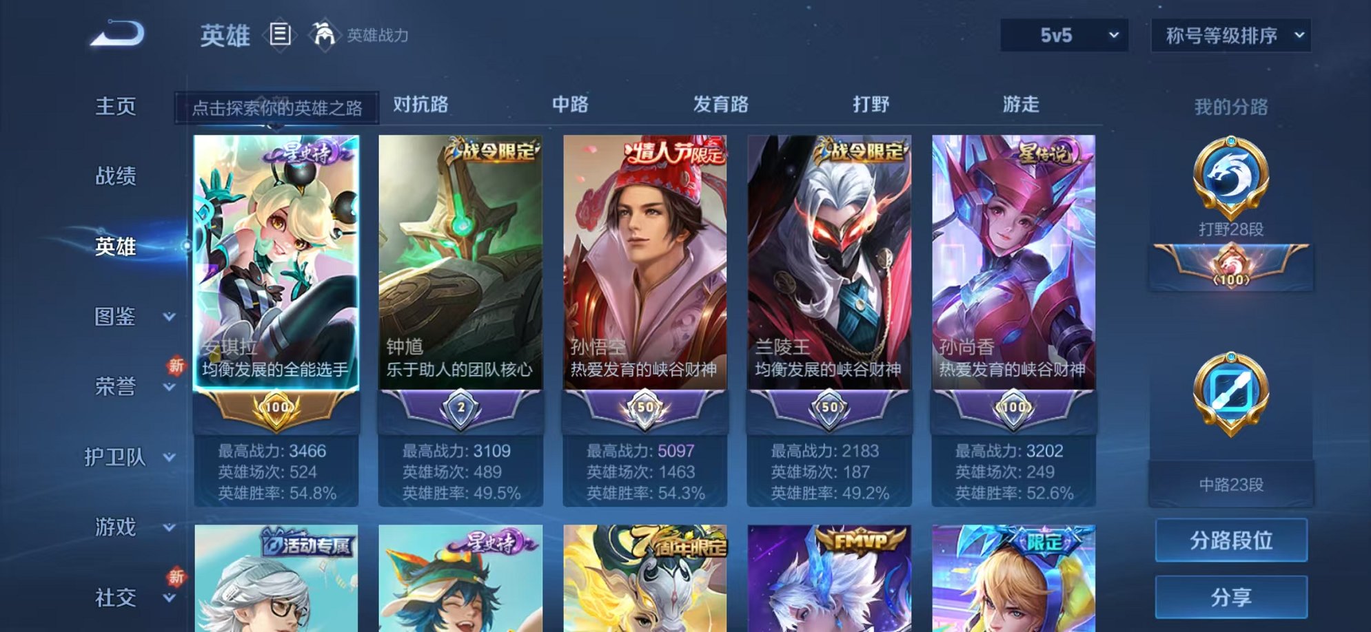 WZCMW3215110王者荣耀账号详情图3