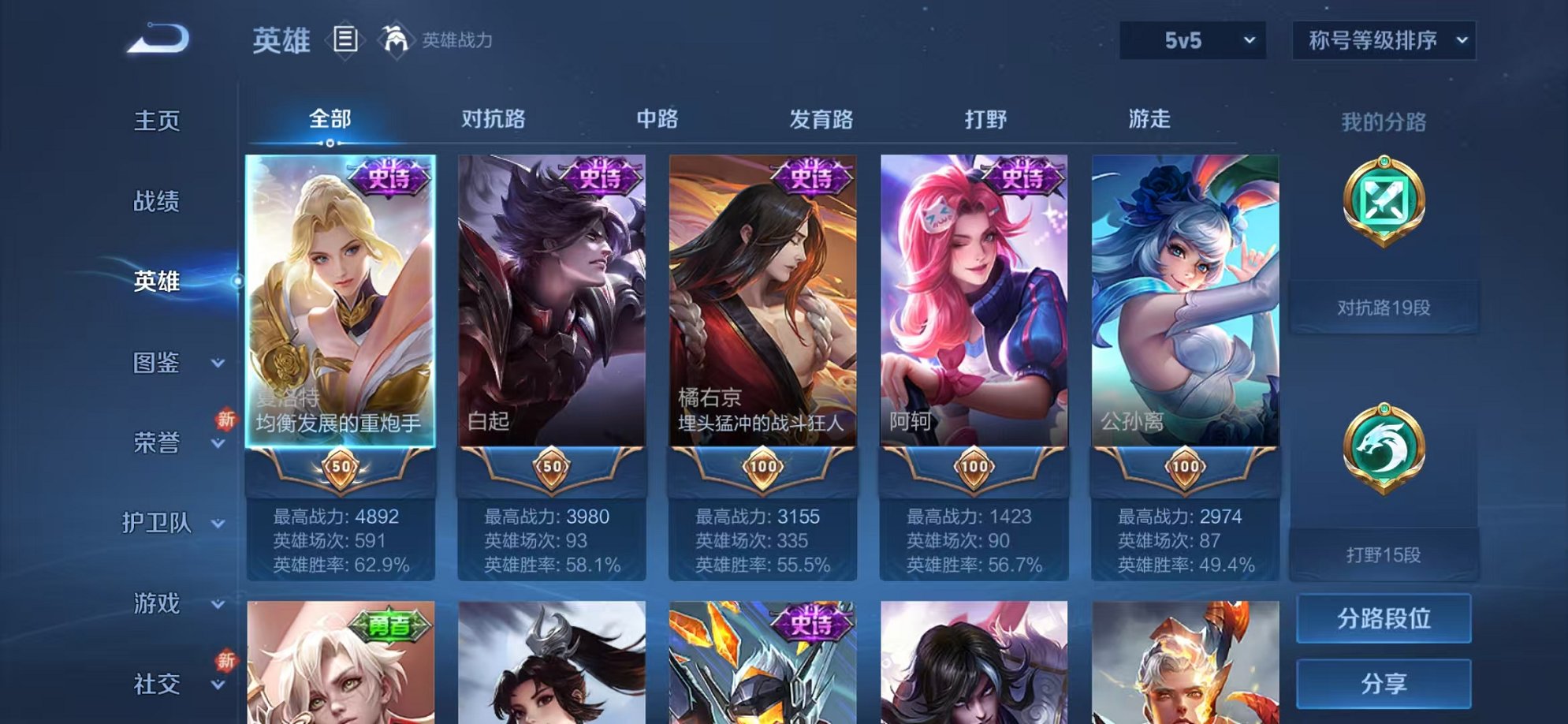WZCMW3216014王者荣耀账号详情图3