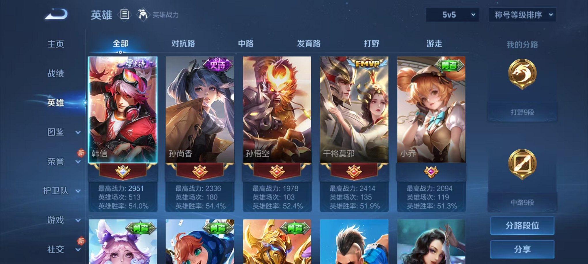 WZCMW3216444王者荣耀账号详情图4