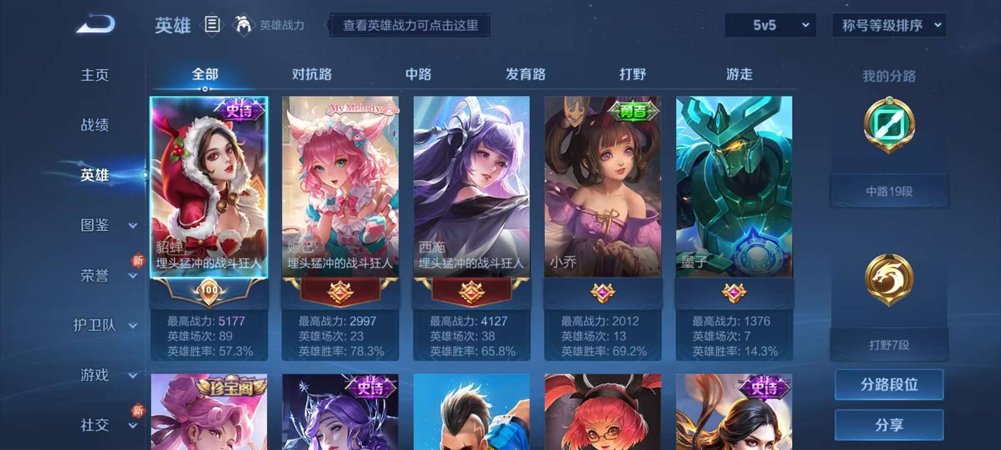WZCMW3230290王者荣耀账号详情图5