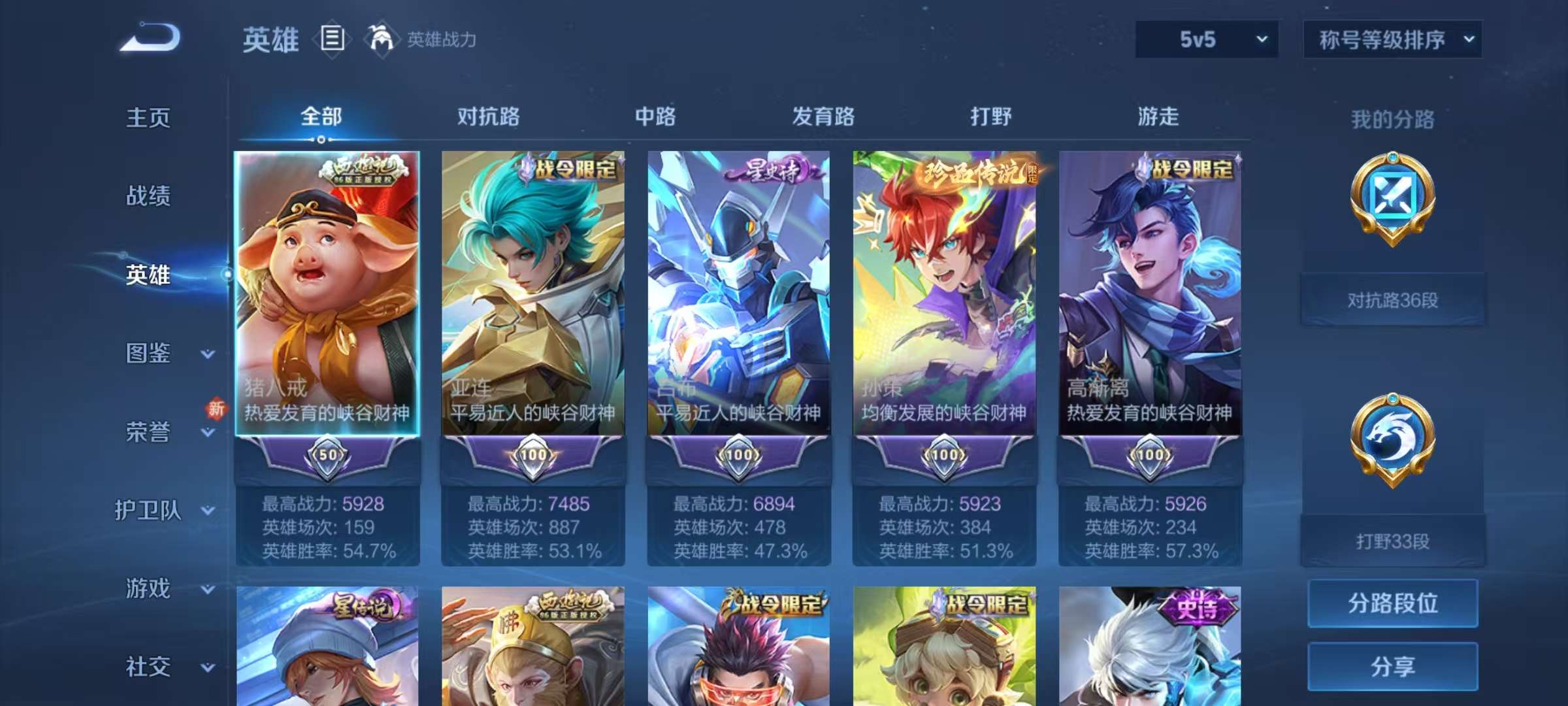 WZCMW3230415王者荣耀账号详情图24
