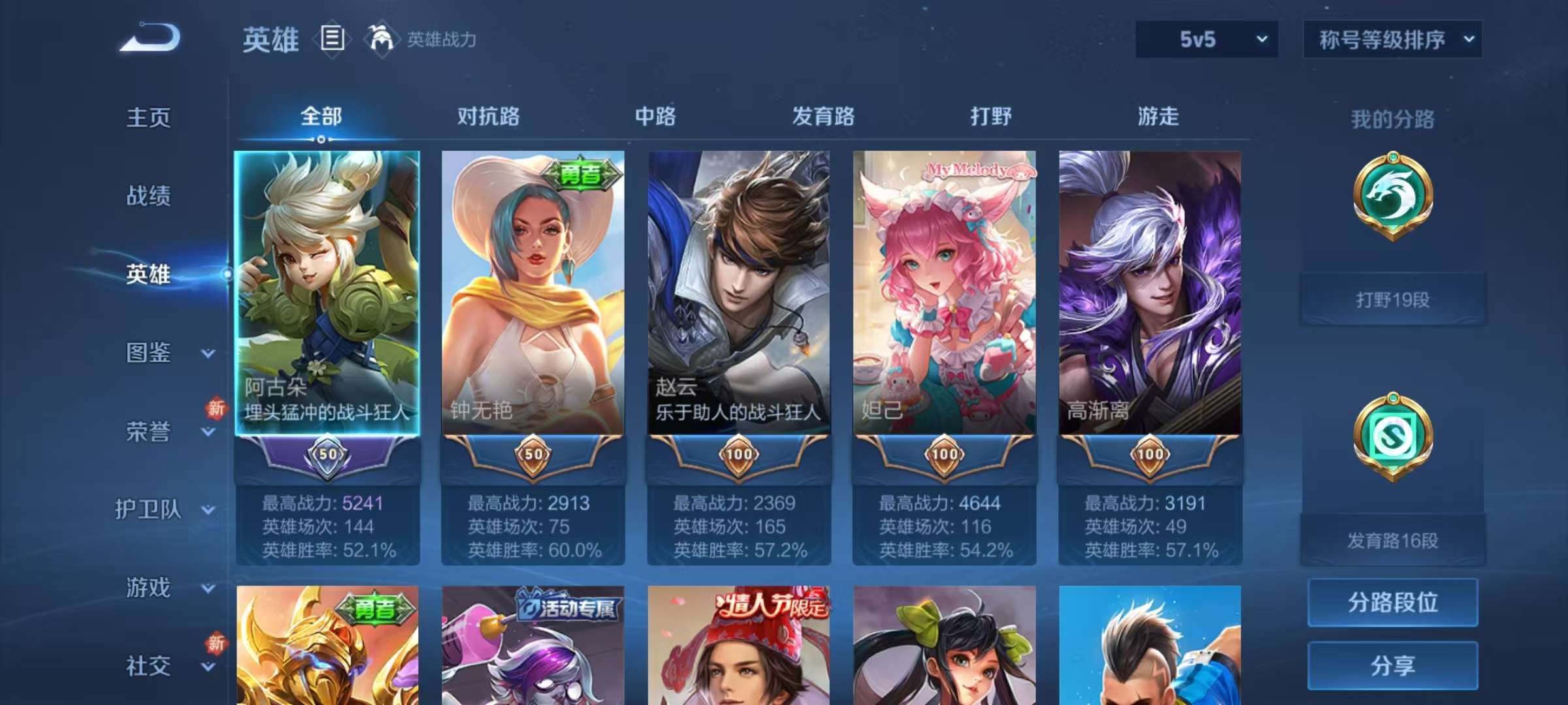 WZCMW3223803王者荣耀账号详情图5 WZCMW3223803王者荣耀账号详情图5