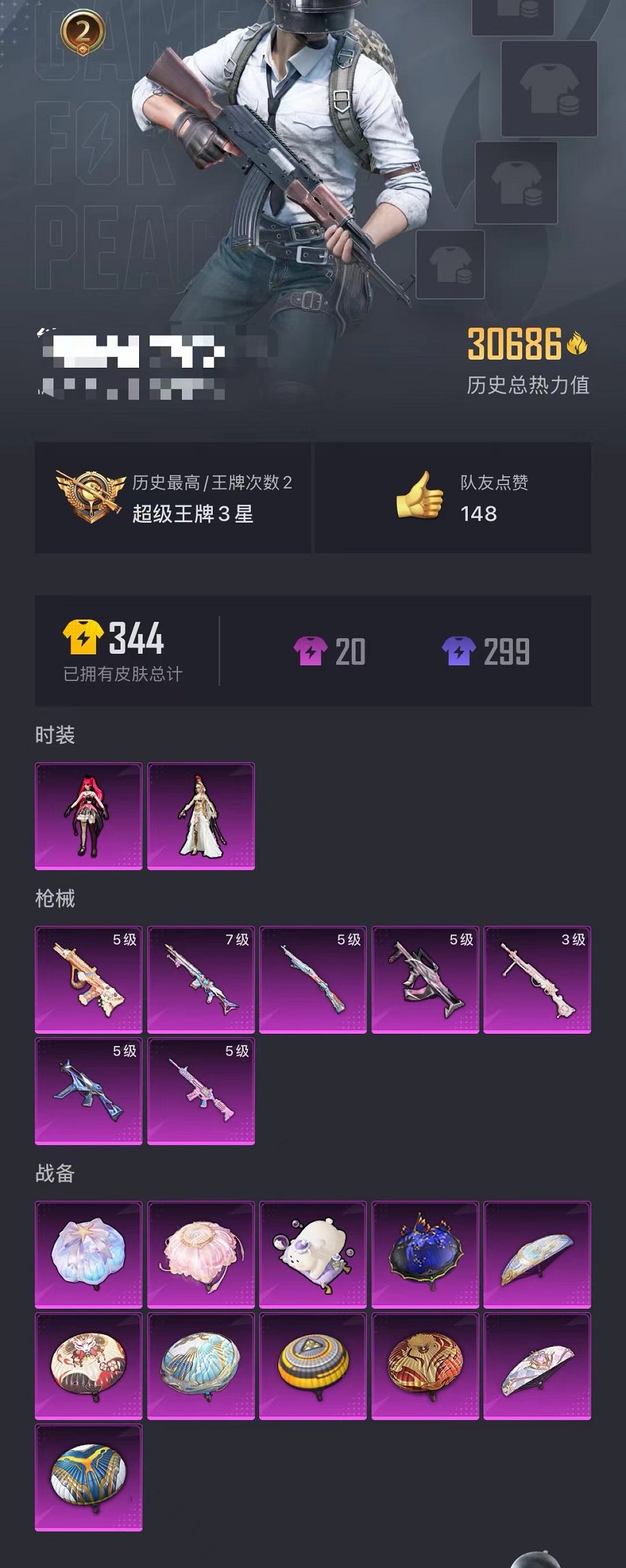 HPCMW3304058和平精英账号详情图9 HPCMW3304058和平精英账号详情图9