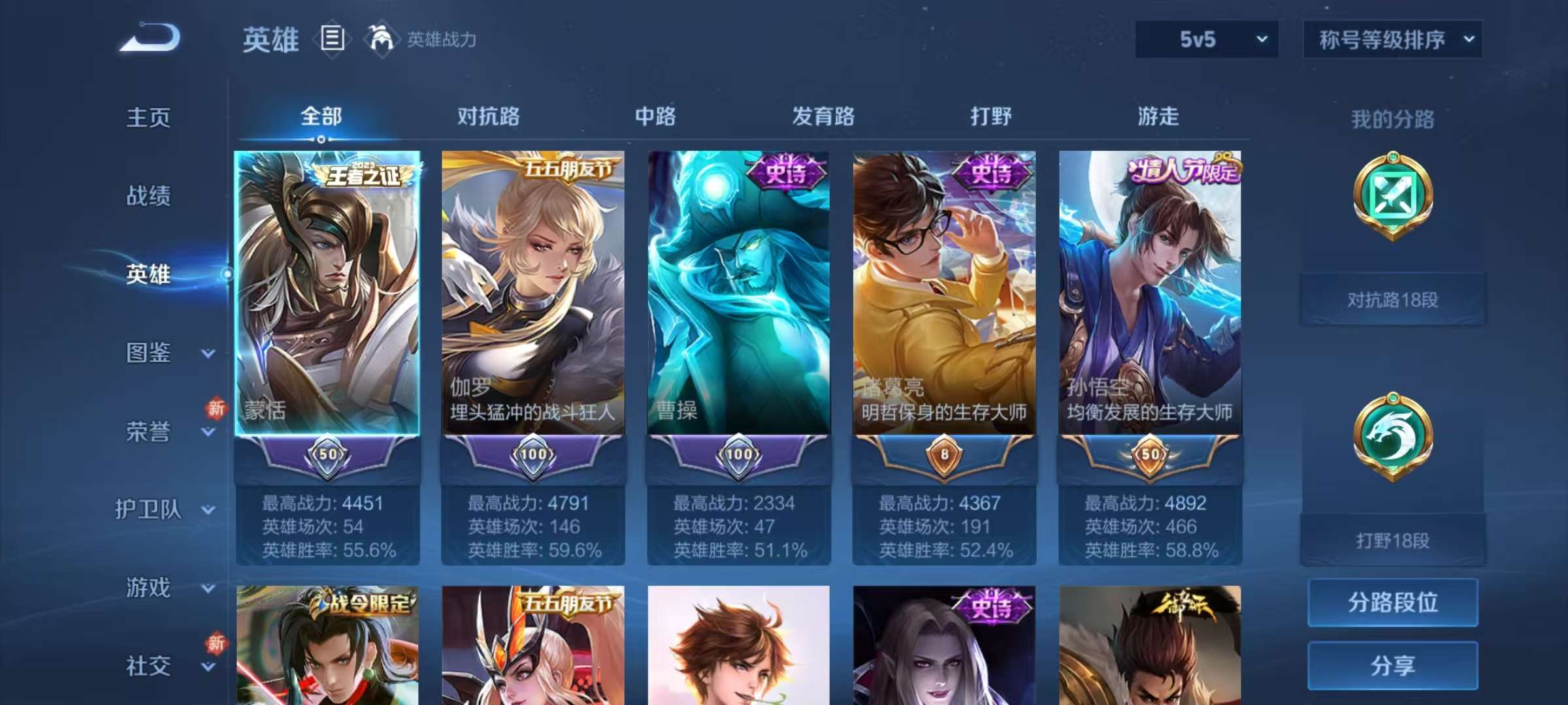 WZCMW3230508王者荣耀账号详情图9