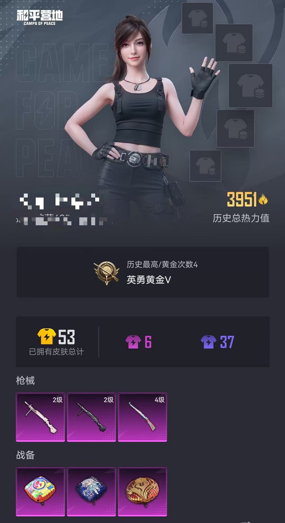 HPCMW3310905和平精英账号详情图19