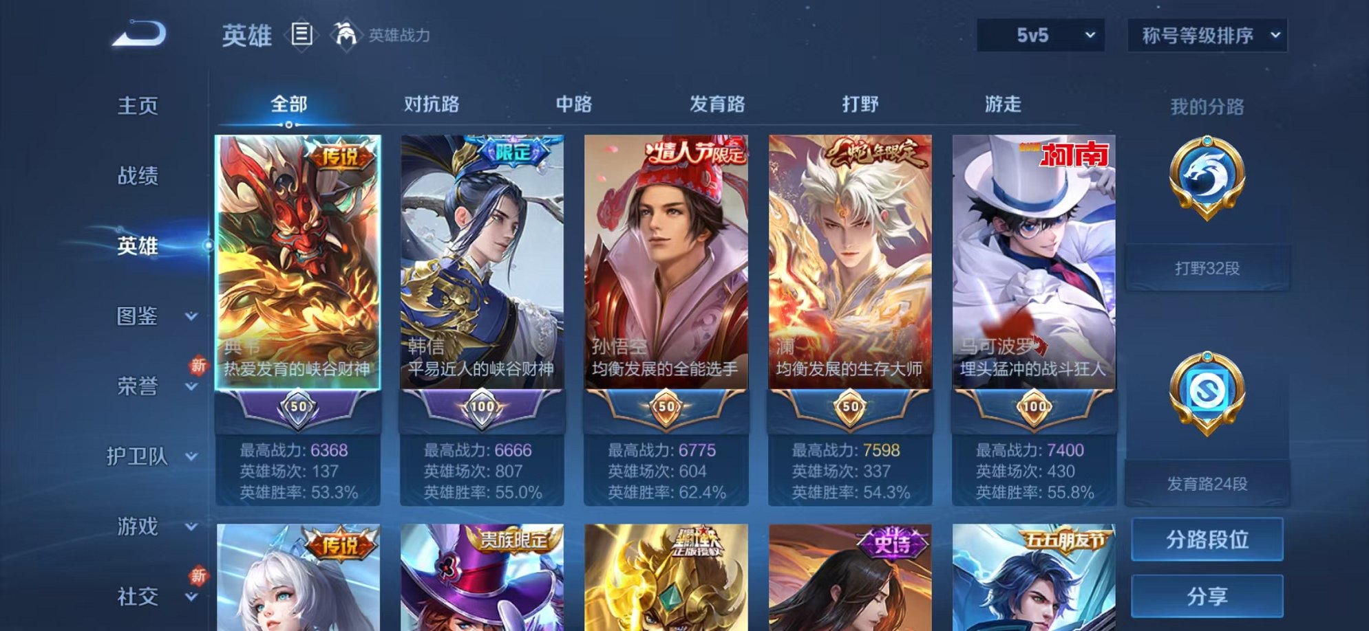 WZCMW3246864王者荣耀账号详情图2