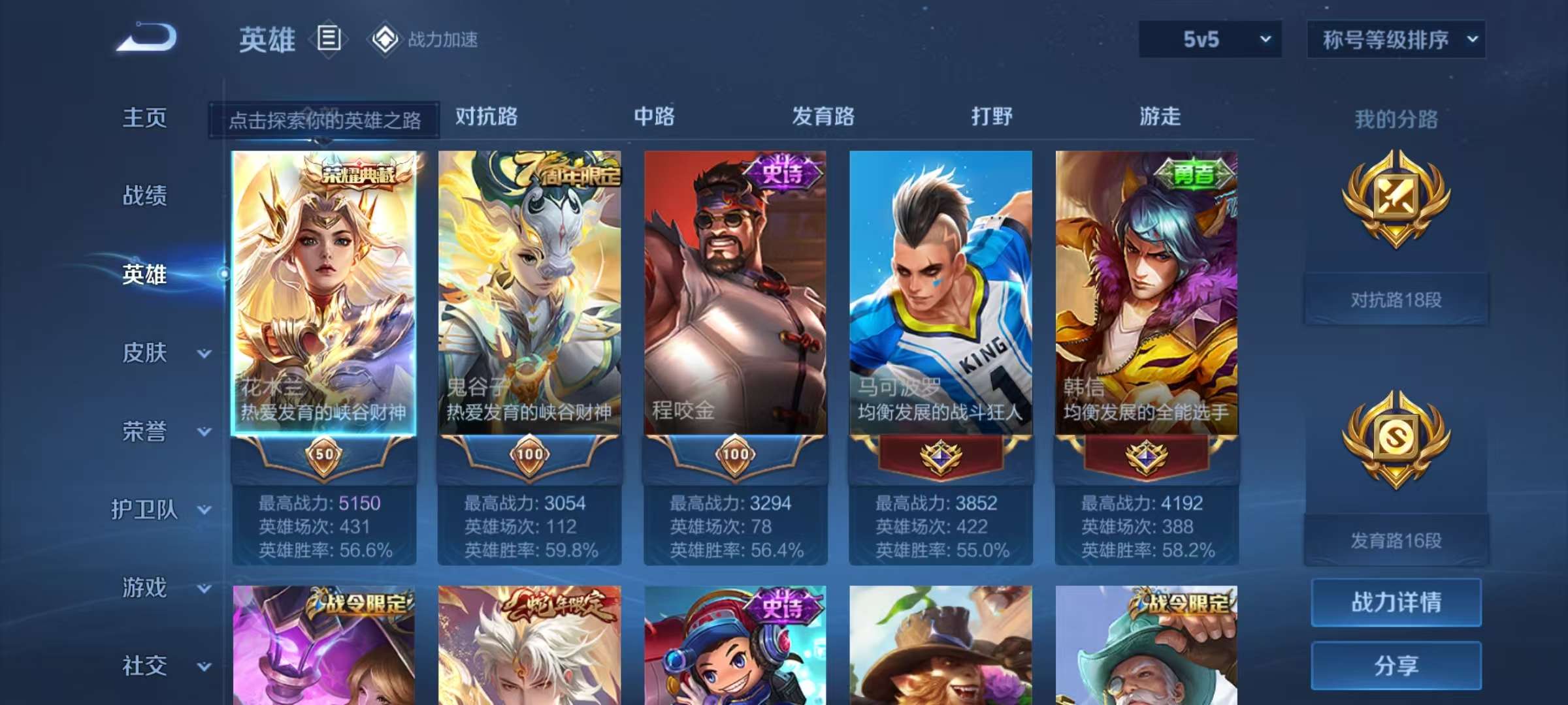 WZCMW3247097王者荣耀账号详情图5