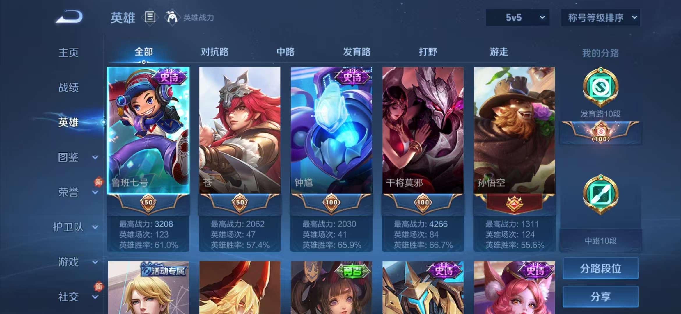 WZCMW3250830王者荣耀账号详情图3