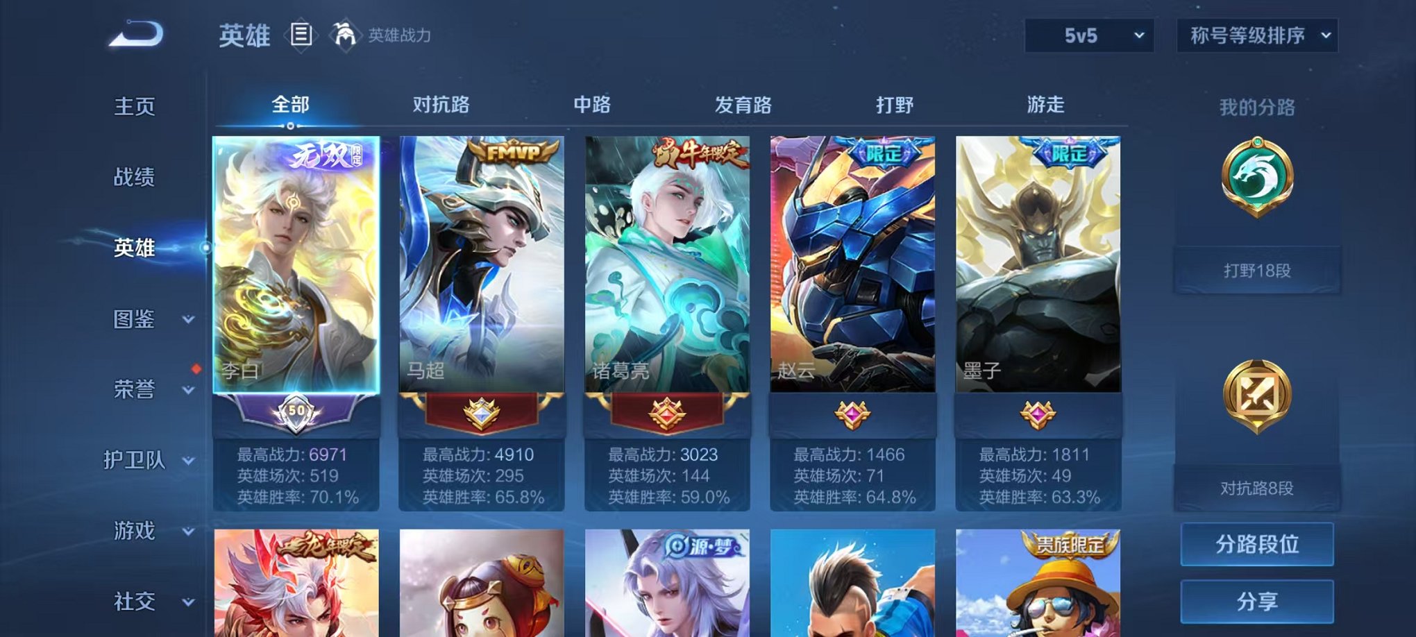 WZCMW3252227王者荣耀账号详情图2 WZCMW3252227王者荣耀账号详情图2
