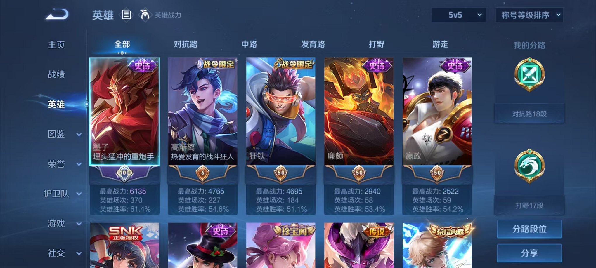WZCMW3254170王者荣耀账号详情图2