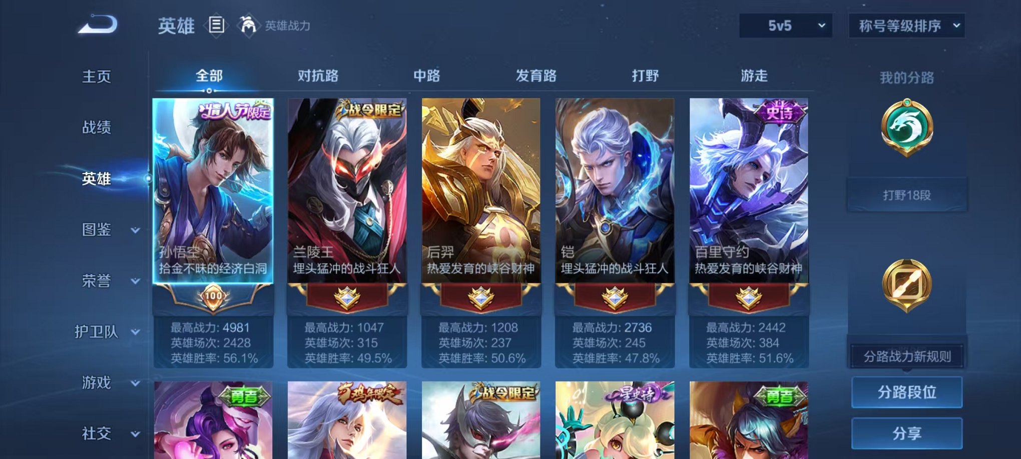 WZCMW3255866王者荣耀账号详情图2