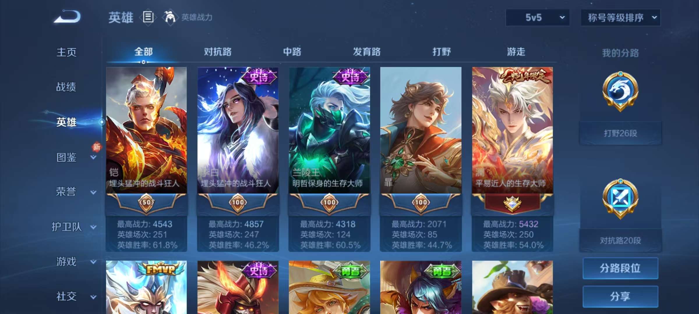 WZCMW3248644王者荣耀账号详情图4 WZCMW3248644王者荣耀账号详情图4