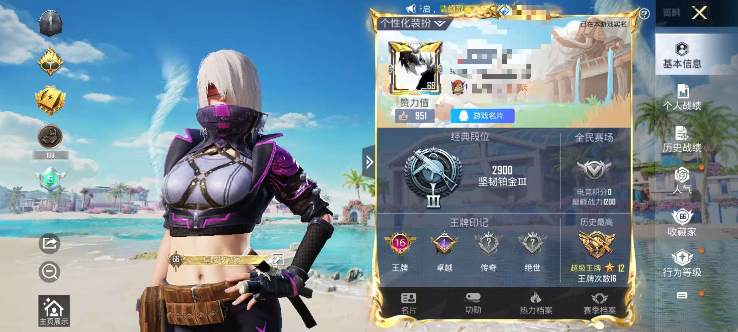 HPCMW3326019和平精英账号详情图2