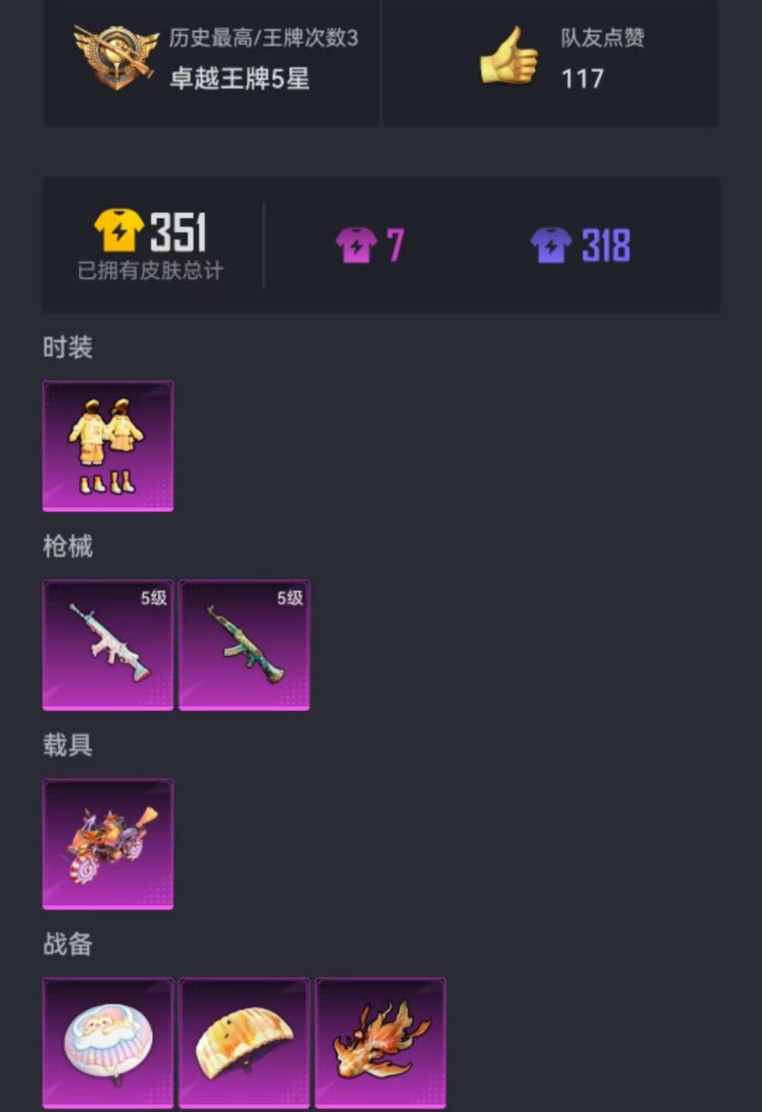 HPCMW3313181和平精英账号详情图18 HPCMW3313181和平精英账号详情图18