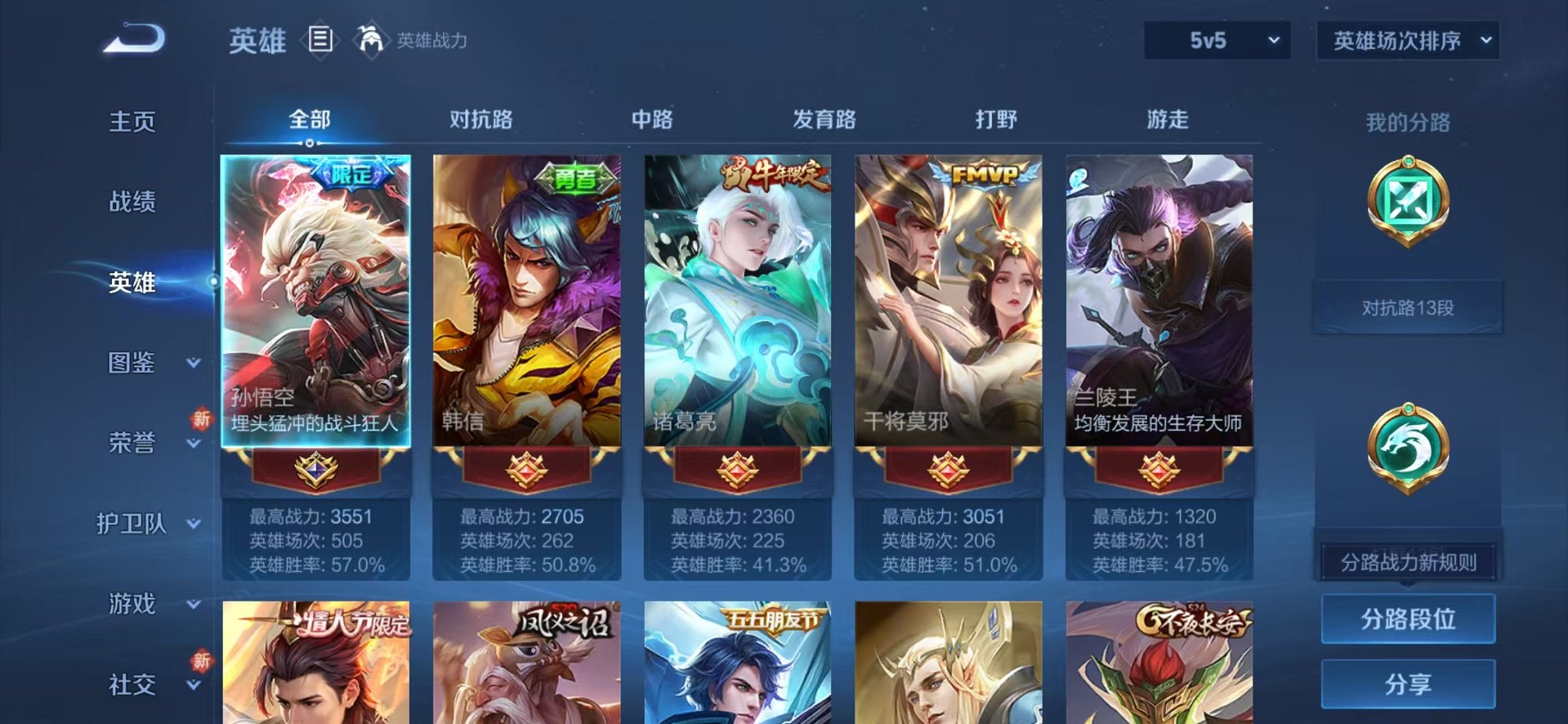 WZCMW3262355王者荣耀账号详情图2