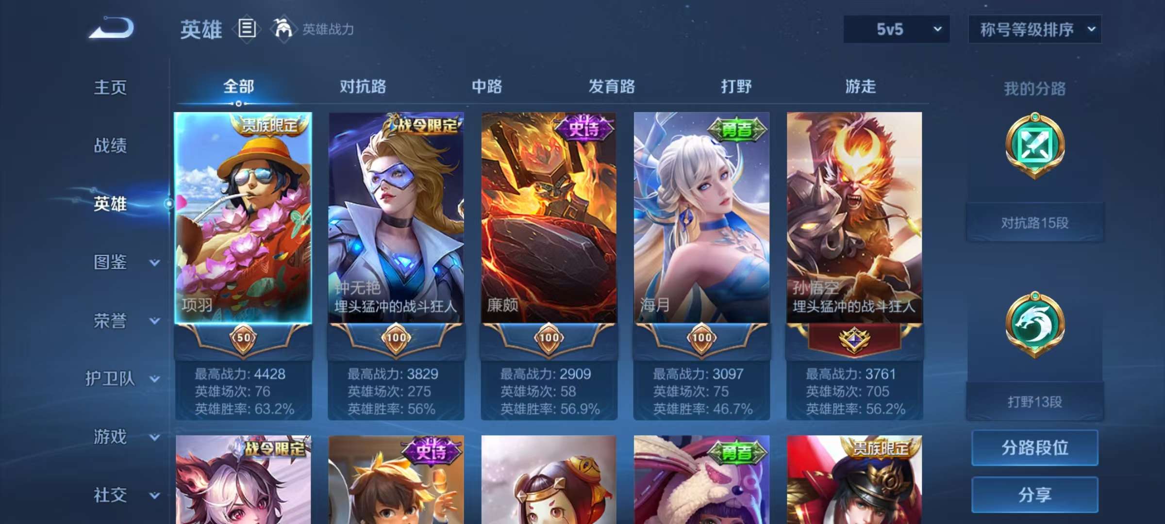 WZCMW3262386王者荣耀账号详情图4